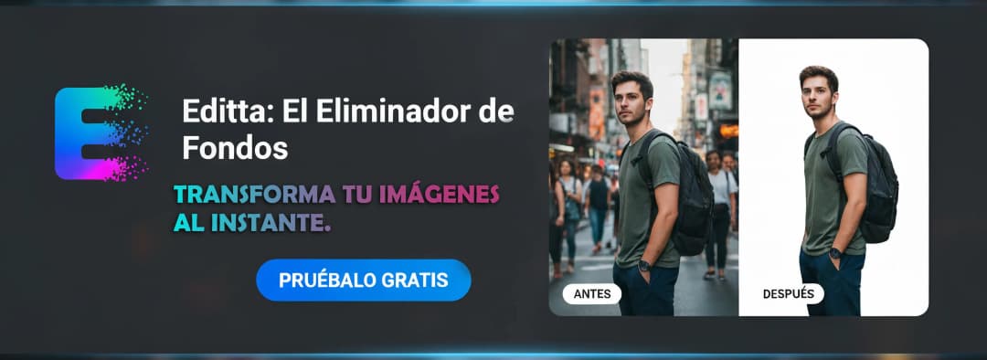 Eliminar Fondo de Imagen Online y Gratis con Editta: Resultados Perfectos